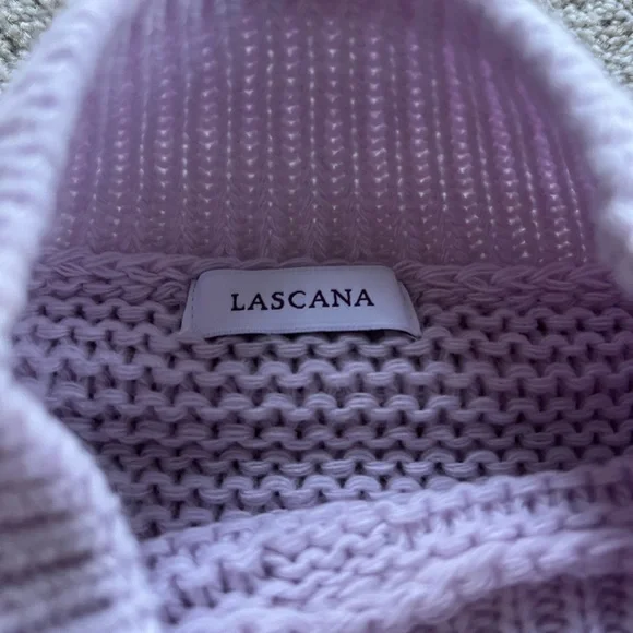 Lascana purple lavender sweater balloon sleeves knit medium - Picture 2 of 4